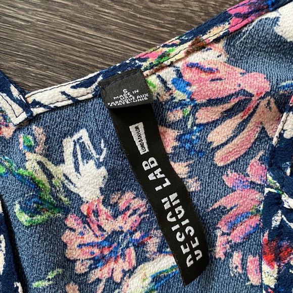 Design Lab summer floral shirt - Picture 2 of 3